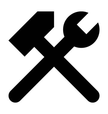 Ayar araçları vektör simgesi 