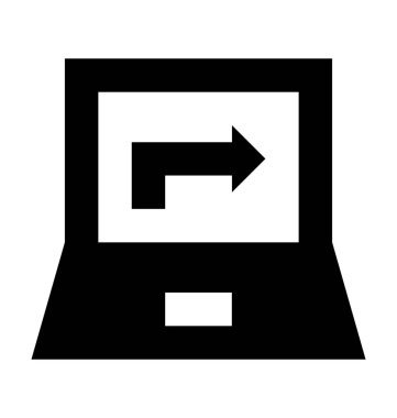 Çevrimiçi gezinti vektör simgesi 