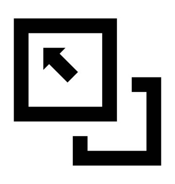 Sayfa vektör simge yeniden boyutlandırma 