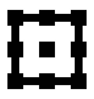 Düzen seçimi vektör simgesi 