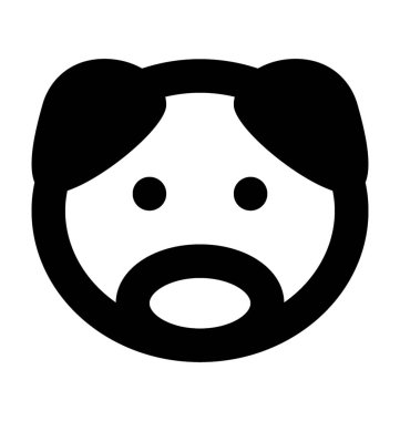 Koala düz vektör simgesi