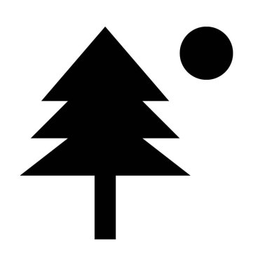 Çevre düz vektör simgesi