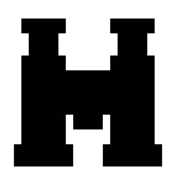 Dürbün düz vektör simgesi