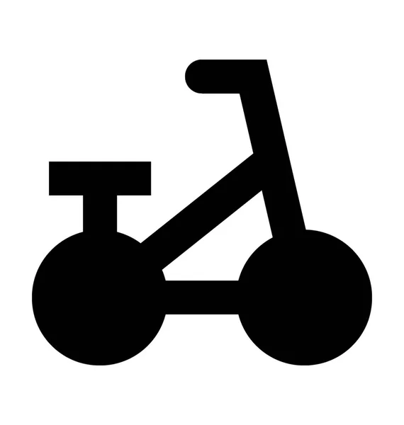 Vélo Icône Vectorielle Plat — Image vectorielle