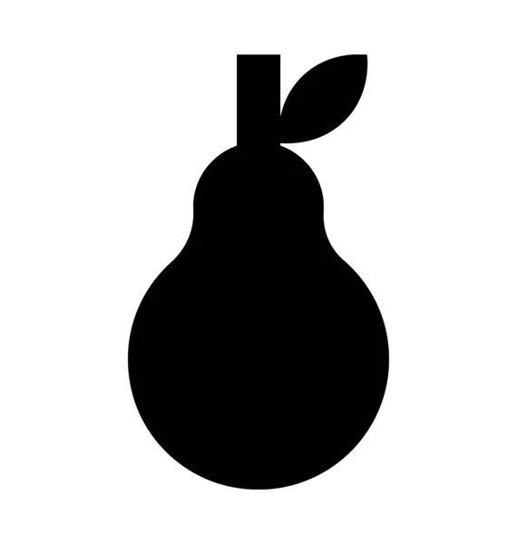 Pear Flat Vector Icon — Stock Vector