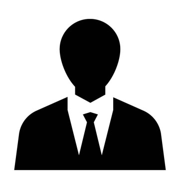 İşadamı Düz Vektör Simgesi