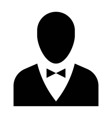 İşadamı Düz Vektör Simgesi