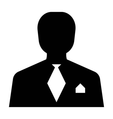 Sürücü düz vektör simgesi