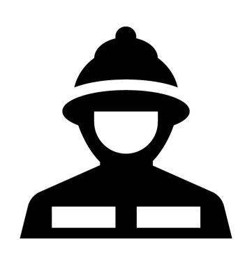 Mimar düz vektör simgesi