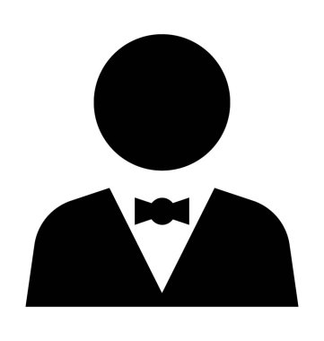 İşadamı Düz Vektör Simgesi