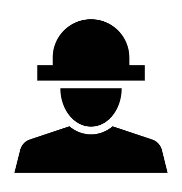 Casus düz vektör simgesi