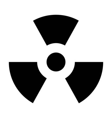 Toksik düz vektör simgesi