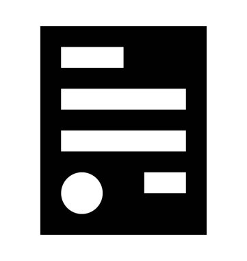 Sözleşme kağıt düz vektör simgesi