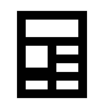 Form düz vektör simgesi