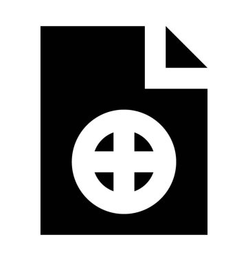 Grafik rapor düz vektör simgesi