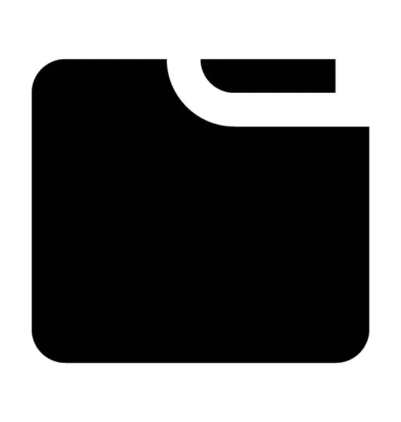 Ordner Flat Vector Icon — Stockvektor