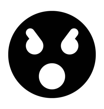 Sürpriz düz vektör simgesi