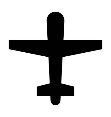 düzlem düz vektör simgesi