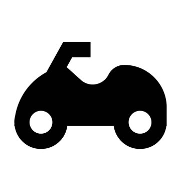 Vespa düz vektör simgesi