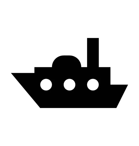 Cruise Lapos Vector Icon — Stock Vector