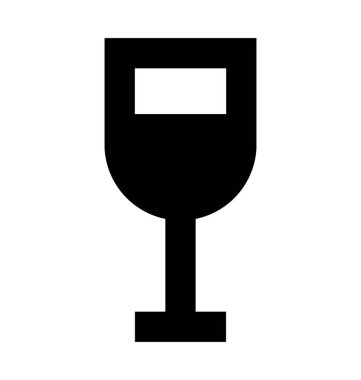 Kokteyl içki düz vektör simgesi