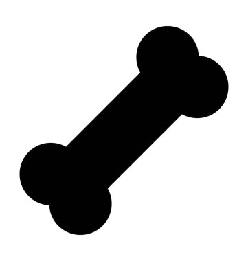 Köpek muamele etmek düz vektör simgesi