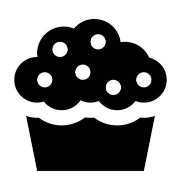 Patlamış mısır düz vektör simgesi