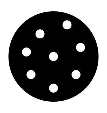 çerez düz vektör simgesi