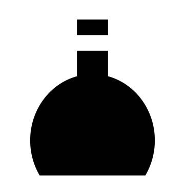 Şampanya düz vektör simgesi