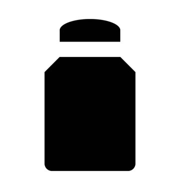 Reçel kavanoz düz vektör simgesi