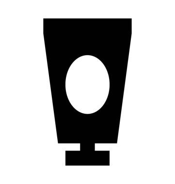 Sosu şişe düz vektör simgesi