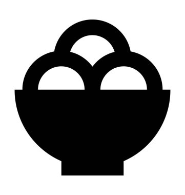 Dondurma Kupası düz vektör simgesi