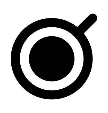 Kızaran Pan Düz Vektör Simgesi