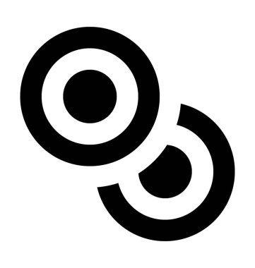 çerez düz vektör simgesi