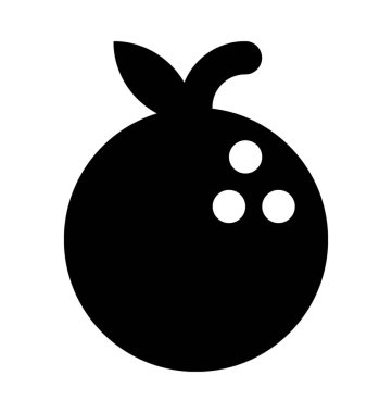 Turuncu Düz Vektör Simgesi