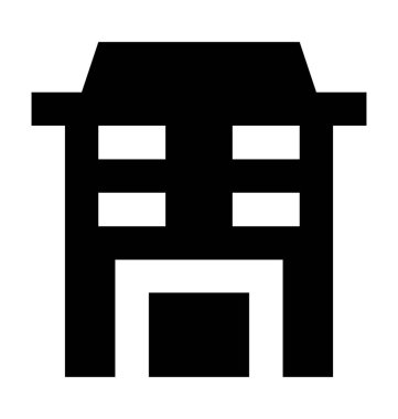 Daire düz vektör simgesi