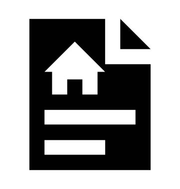 Özellik kağıtları düz vektör simgesi