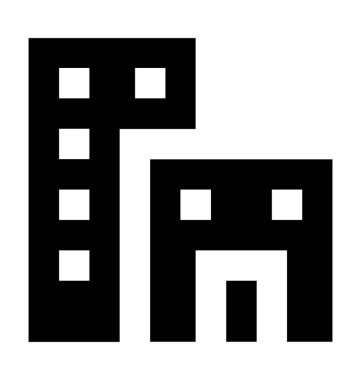 İkamet Flats düz vektör simgesi