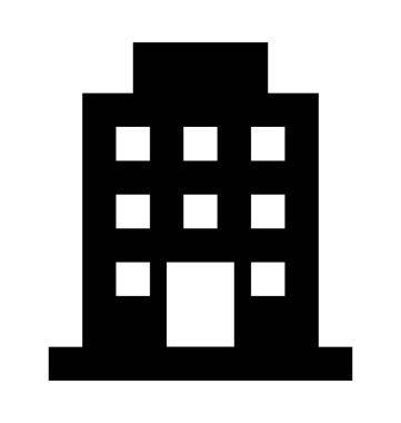 İkamet Flats düz vektör simgesi