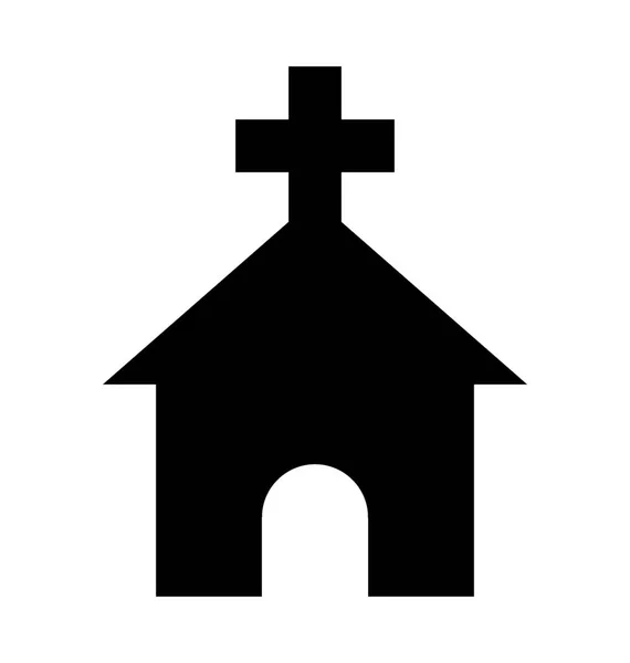 Church Плоский Вектор Значок — стоковий вектор