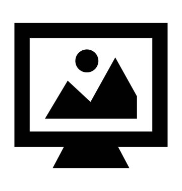 Duvar kağıdı düz vektör simgesi