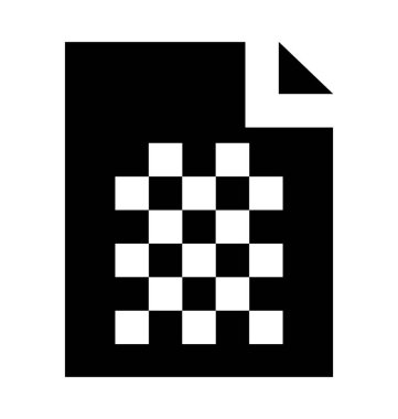 ZIP dosya düz vektör simgesi