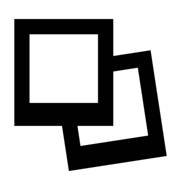 Mobil Galerisi düz vektör simgesi