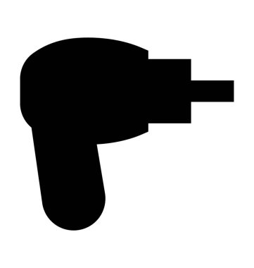 Matkap düz vektör simgesi 