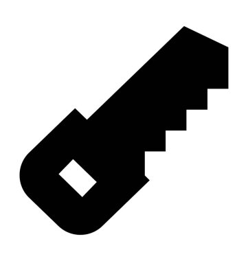 Düz vektör simge gördüm 