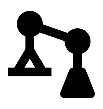 Hırsızı düz vektör simgesi