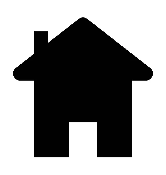 House Flat Vector Icon — Stock Vector