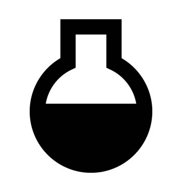 matara düz vektör simgesi