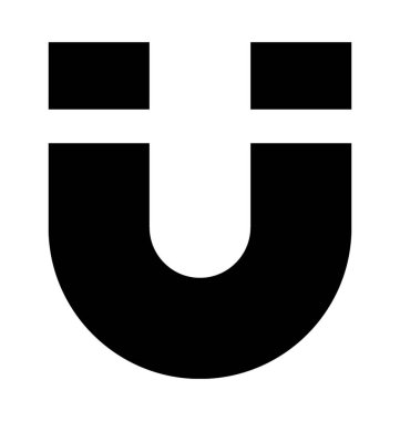 Mıknatıs Düz Vektör Simgesi 