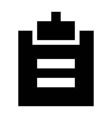 Pano düz vektör simgesi